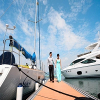 游艇婚纱摄影